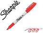 Sharpie Rotulador Permanente Punta Fina Rojo para Papel Plástico Metal y Superficies Secado Rápido Resistente al Agua Trazo 1mm