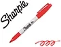 Sharpie Rotulador Permanente Punta Fina Rojo para Papel Plástico Metal y Superficies Secado Rápido Resistente al Agua Trazo 1mm