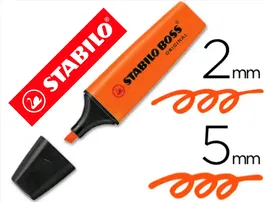 Stabilo Rotulador Boss Fluorescente Naranja Trazo 2/5 mm