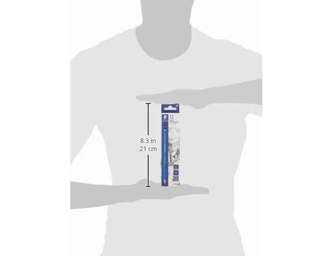 Staedtler Mars Lumograph 100-2B Lápices de Grafito, Azul, 12 Unidades Staedtler Mars Lumograph 100-2B Lápices de Grafito, Azul, 12 Unidades