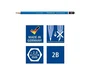 Staedtler Mars Lumograph 100-2B Lápices de Grafito, Azul, 12 Unidades