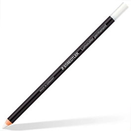 Staedtler Lumocolor Glasochrom Marcador Permanente en Seco Blanco (Set de 12)