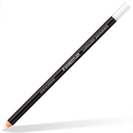 Staedtler Lumocolor Glasochrom Marcador Permanente Lápiz Seco Blanco Set 12 Unidades (Set de 12)