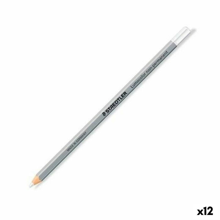 Staedtler Lumocolor Omnichrom Lápiz para Marcar Blanco (Set de 12)