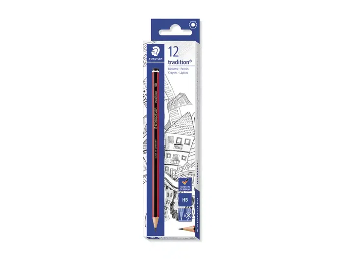 Staedtler Lápices de Grafito Tradition HB (Set de 12)