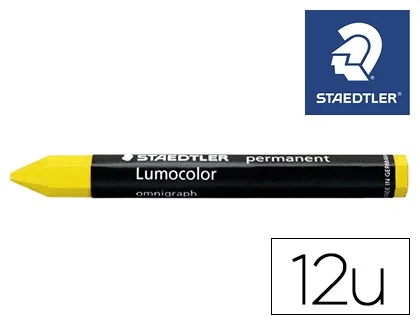 Staedtler Lumocolor Permanente Omnigraph 236 Amarillo (Set de 12)