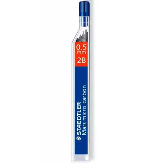 Staedtler Minas Mars Micro Carbon 250 0,5 mm 2B Estuche 12 Unidades (Set de 12) (Set de 12) Staedtler Minas Mars Micro Carbon 250 0,5 mm 2B Estuche 12 Unidades (Set de 12) (Set de 12)