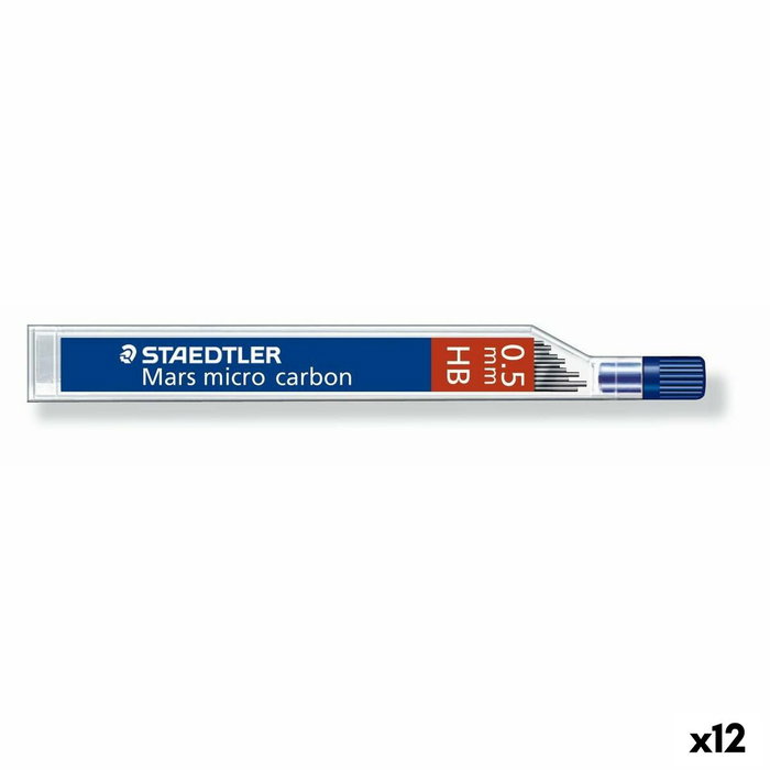 Staedtler Mars Micro Tubo de 12 minas de 0,5 mm HB