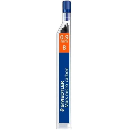 Staedtler Minas Mars Micro Carbon 0.9 mm B Estuche 12 Ud para Portaminas (Set de 12) Staedtler Minas Mars Micro Carbon 0.9 mm B Estuche 12 Ud para Portaminas (Set de 12)