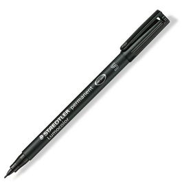 Staedtler Rotulador Permanente Lumocolor 313-9 S Negro (Set de 10) (Set de 10)