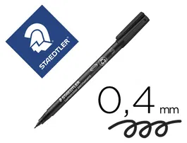 Staedtler Rotulador Permanente Lumocolor 313-9 S Negro