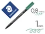 Staedtler Lumocolor 317-5 Verde (Set de 10)
