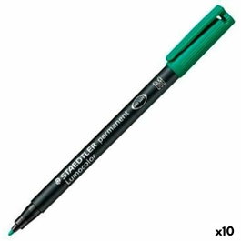 Staedtler Lumocolor 317-5 Verde (Set de 10)