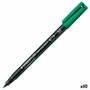 Staedtler Lumocolor 317-5 Verde (Set de 10)