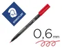 Staedtler Lumocolor 318-2 Rojo Set de 10