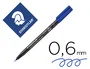 Staedtler Rotulador Permanente Lumocolor 318-3 F Azul (Set de 10) (Set de 10)