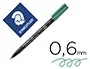 Staedtler Rotulador Lumocolor Retroproyeccion 318-5 Permanente Verde Punta Fina Redonda 0.6 mm
