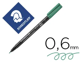 Staedtler Rotulador Lumocolor Retroproyeccion 318-5 Permanente Verde Punta Fina Redonda 0.6 mm