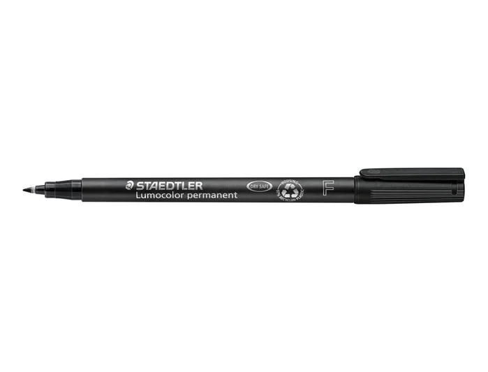 Staedtler Lumocolor 318-9 F Rotulador Permanente Negro, Paquete de 10 unidades (Set de 10) Staedtler Lumocolor 318-9 F Rotulador Permanente Negro, Paquete de 10 unidades (Set de 10)
