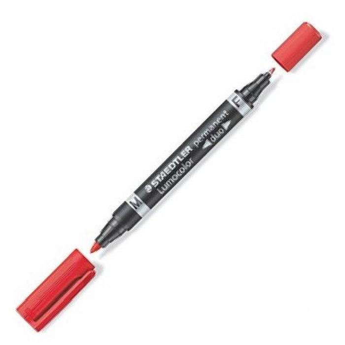 Staedtler Lumocolor Duo 348 Rotuladores Permanentes Rojo Doble Punta