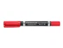 Staedtler Lumocolor 348 Marcador Permanente Duo Rojo