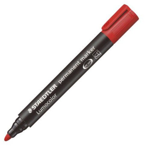 Staedtler Lumocolor 352 Marcador Permanente Rojo (Set de 10)