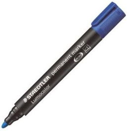 Staedtler 352-3 Marcador Permanente Lumocolor Azul (Set de 10) (Set de 10)