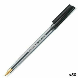 Staedtler Bolígrafo Stick 430 Negro (Set de 50)