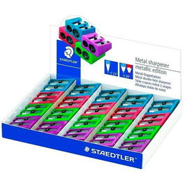 Staedtler Afilalápices Metálico Doble C-Surtidos (Set de 20) (Set de 20)