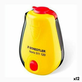 Staedtler Afilalápices Noris con Depósito Amarillo/Negro (Set de 12)