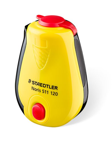 Staedtler Afilalápices Noris con Depósito Amarillo/Negro (Set de 12) Staedtler Afilalápices Noris con Depósito Amarillo/Negro (Set de 12)