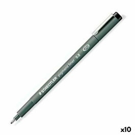 Staedtler Pigment Liner Rotulador Calibrado 0.05mm Negro (Set de 10)