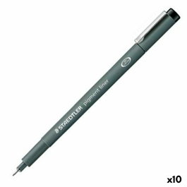 Staedtler Pigment Liner Rotulador Calibrado 0.1mm Negro (Set de 10)
