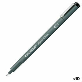 Staedtler Pigment Liner 0,4 mm Negro (Set de 10)