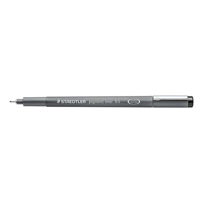 Staedtler Pigment Liner 0.5mm Negro (Set de 10)