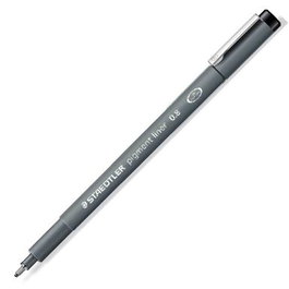 STAEDTLER pigment liner 0,8mm schwarz 10 piezas de rotuladores de punta fina