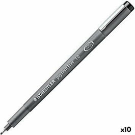 Staedtler Pigment Liner 1.0mm Negro (Set de 10)