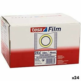 Tesa Cinta Adhesiva Transparente Standard Flowpack 19mm x 33m (Set de 24)