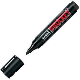 Uni-Ball Marcador Prockey PM-122 No Permanente Punta Bala 1,2-1,8 mm Negro (Set de 12) (Set de 12)