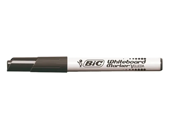 Bic Rotulador para Pizarra Velleda Negro Punta Redonda Trazo 1,4 mm Bic Rotulador para Pizarra Velleda Negro Punta Redonda Trazo 1,4 mm