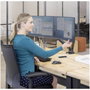 Fellowes Soporte Doble Platinum Series para Monitores de hasta 32'' Negro