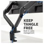Fellowes Platinum Series Brazo Doble para Monitor Negro