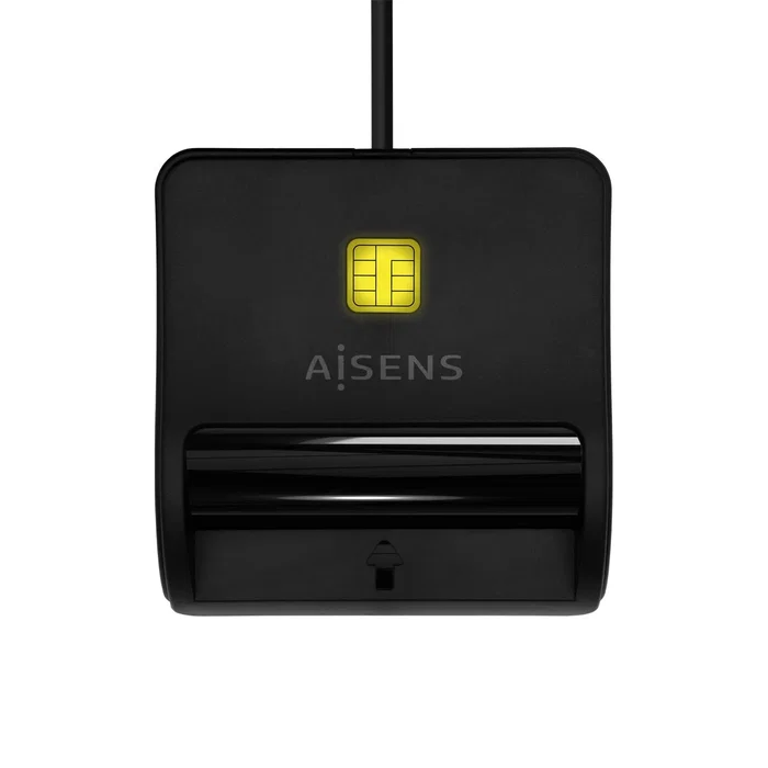 Aisens Lector de Tarjetas Inteligente DNI USB-C Negro ASCR-SN03C-BK