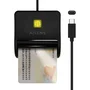Aisens Lector de Tarjetas Inteligente DNI USB-C Negro ASCR-SN03C-BK