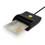 Aisens Lector de Tarjetas Inteligente DNI USB-C Negro ASCR-SN03C-BK
