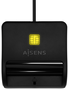 Aisens Lector de Tarjetas Inteligentes DNI USB-C Negro ASCR-SN03C-BK