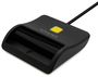 Aisens Lector de Tarjetas Inteligentes DNI USB-C Negro ASCR-SN03C-BK