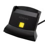 Aisens Lector de tarjetas inteligente DNI y tarjetas de memoria USB-C Negro ASCR-SN04CSD-BK