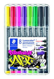 Rotulador Permanente Staedtler 318 Lumocolor (F) Bolsa De 8