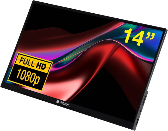 Verbatim Monitor Portátil Táctil PMT-14 14 pulgadas Full HD IPS Verbatim Monitor Portátil Táctil PMT-14 14 pulgadas Full HD IPS
